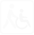 Personne en fauteuil roulant accompagnée